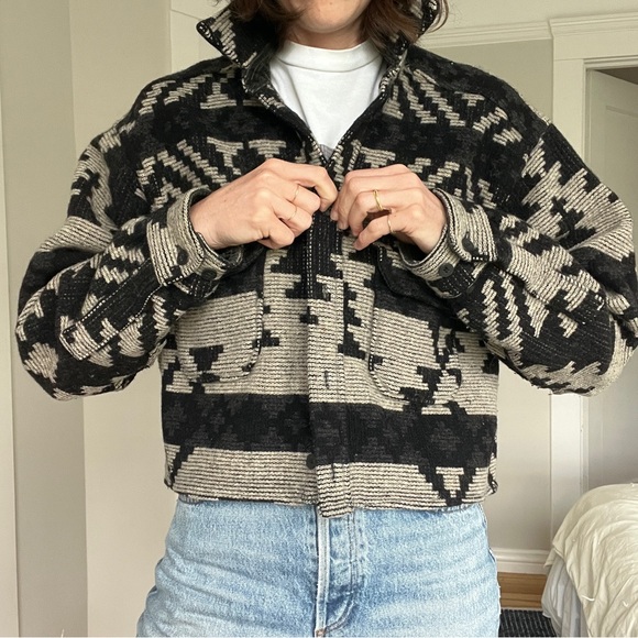 Woolrich Cropped Wool Shacket | Size S - Picture 1 of 6